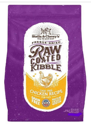 Stella & Chewy's - Freeze-Dried Raw Coated Kibble Cage-Free Chicken Recipe for Cats 10lb