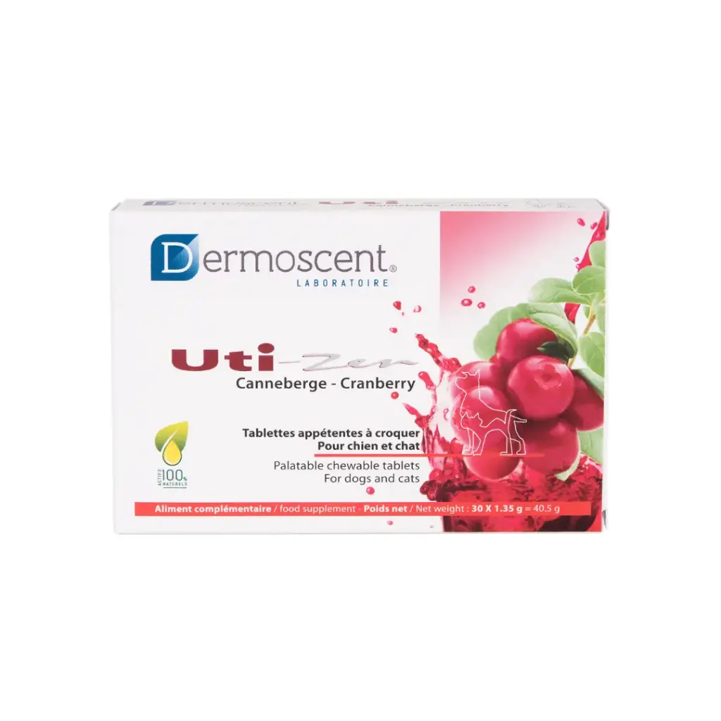 DERMOSCENT 貓狗用舒緩尿道炎營養保充劑 (30 粒)