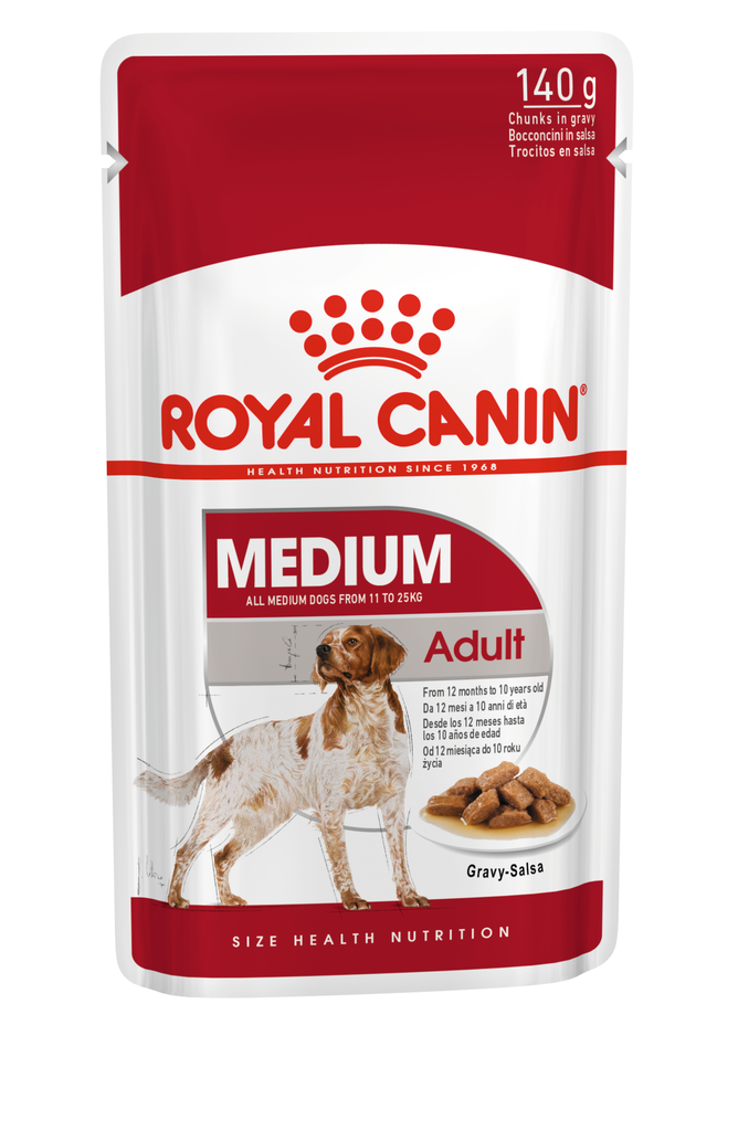 Royal Canin Medium Adult (Gravy) 140g*10 
