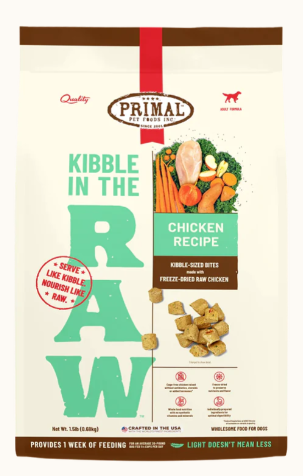 Primal Kibble in the Raw 雞肉配方 狗乾糧 9lb