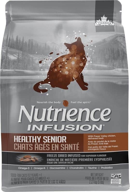 Nutrience Infusion Healthy Senior (Chicken Flavor) Dry Cat Food 5lb #C2901