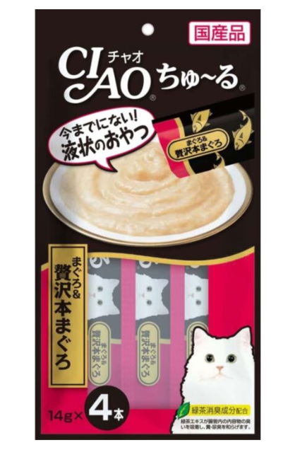 CIAO SC-150 Tuna and Premium Tuna Churu 14g x4