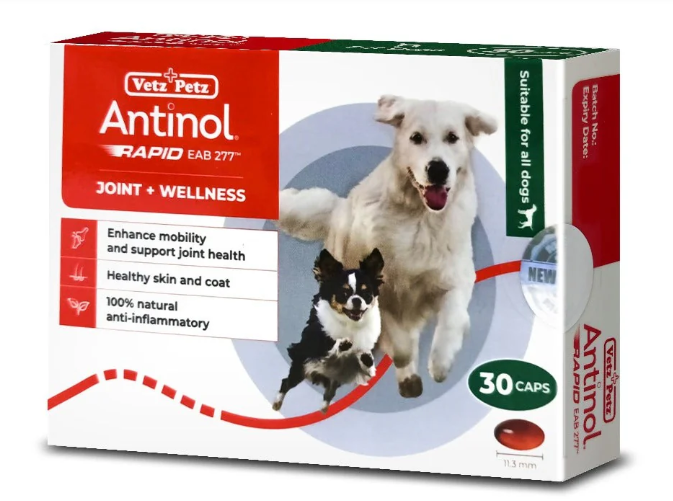 Vetz Petz Antinol Rapid 犬用關節保健品膠囊 30粒