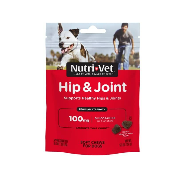 Nutrivet Hip & Joint Regular Strength Soft Chews for Dog 5.3oz