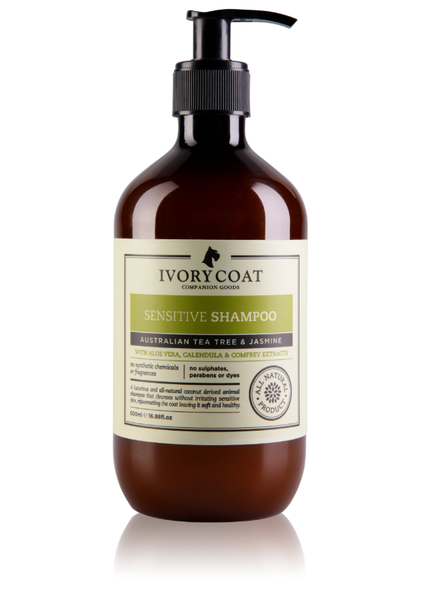 Ivory Coat Sensitive Shampoo for Dog (Australian tea tree and jasmine) 500ml