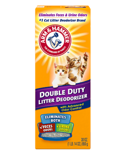 Arm & Hammer Cat Litter Deodorizer Double Duty Powder 30oz