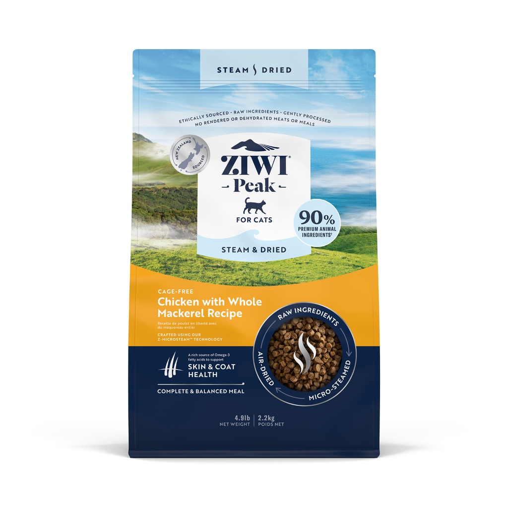 ZiwiPeak Steam & Dried Chicken With Whole Mackerel Recipe 2.2kg