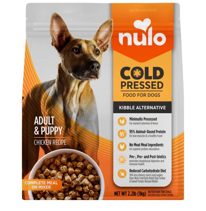 Nulo Cold Pressed Chicken & Tuna Recipe Dog Food & Mixer for Adult and Puppy 1kg