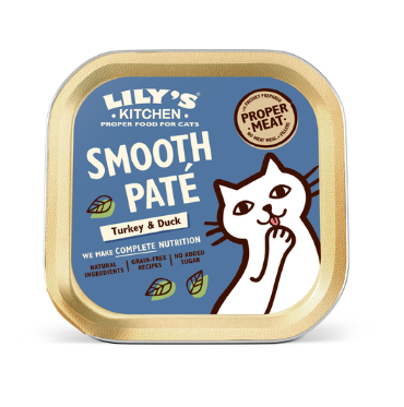 Lily's Kitchen 天然無穀物 火雞鴨肉鍋 貓用主食罐 貓糧85g