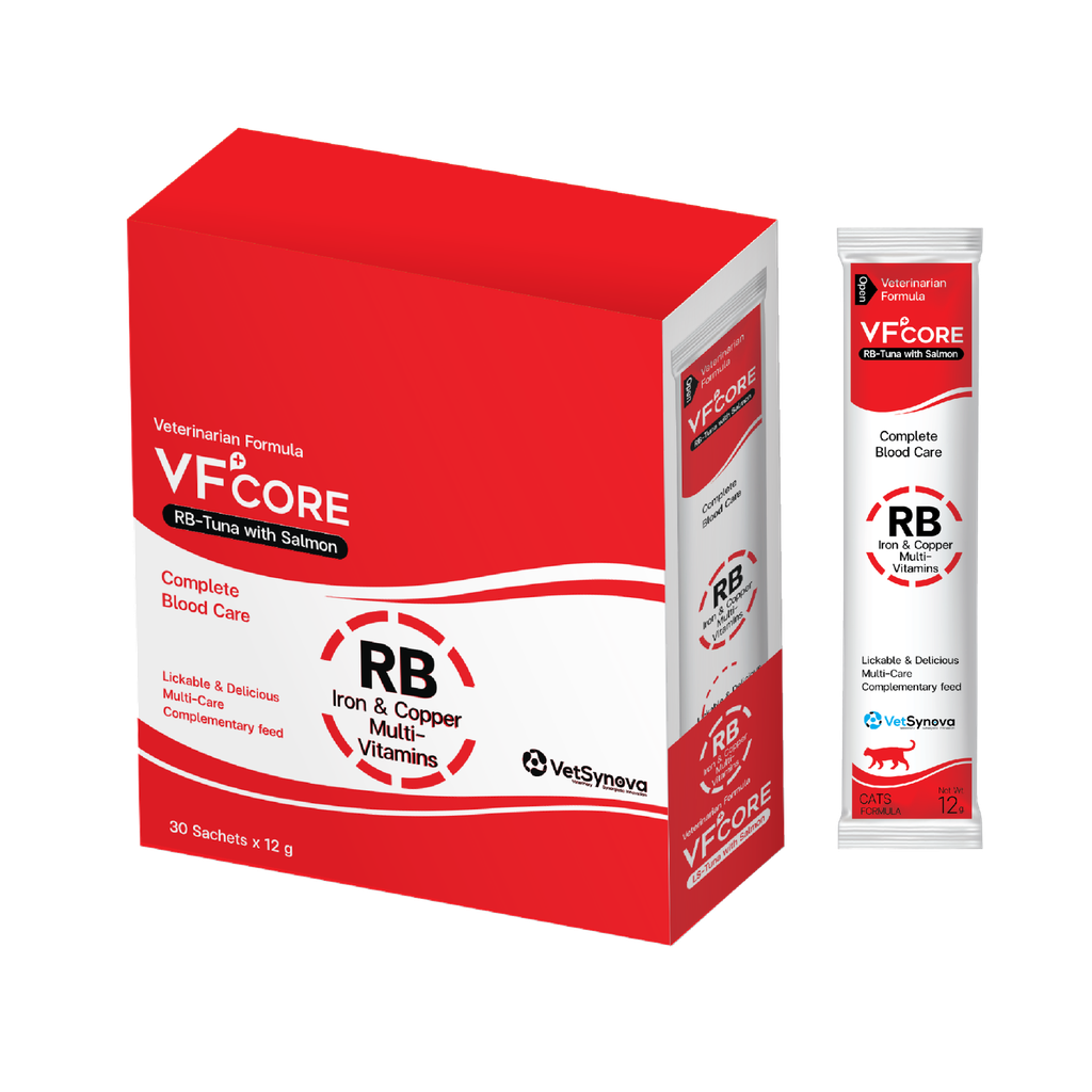 VF+Core 貓咪 鐵銅補給 (吞拿魚及三文魚) 補充品肉泥12g x 30 (RB) 