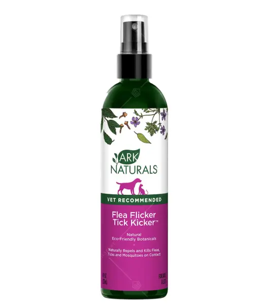 Ark Naturals FLEA FLICKER! TICK KICKER! Spray For Dogs & Cats 8oz