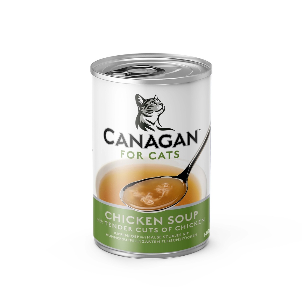 Canagan Chicken Soup Wet Cat Food For Kittens & Adults 140g