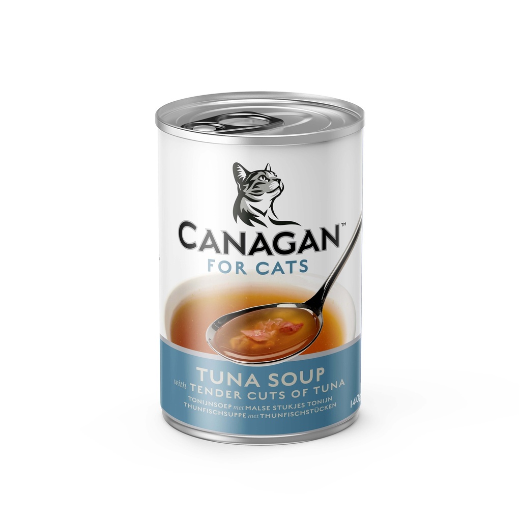 Canagan 營養補水吞拿魚湯 貓罐頭 (適合幼貓成貓) 140g