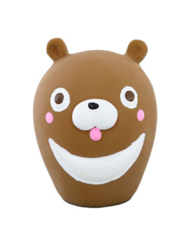 Petz Route 發聲乳膠棕熊 小狗玩具