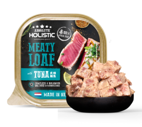 Absolute Holistic Grain Free Meaty Loaf Tuna Receipe Dog Wet Food 100g
