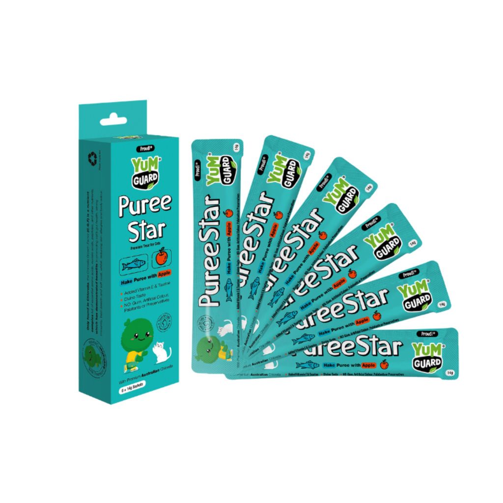 YumGuard Hake Puree with Apple Lickable Treats For Cat 14gx6