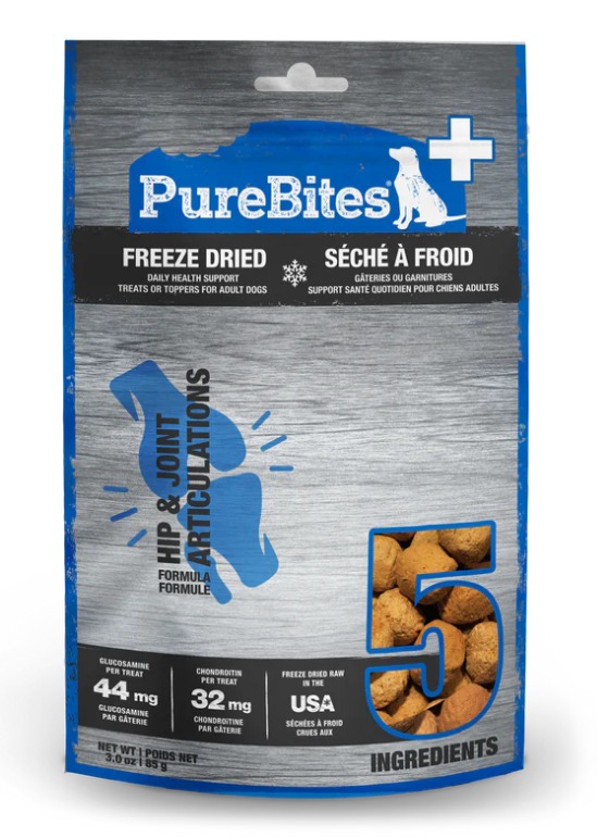 PureBites Freeze Dried (Hip & Joint) Functional Dog Treats 85g