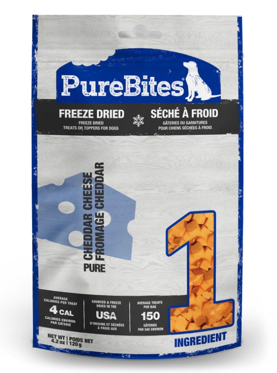 Pure Bites 凍乾車打芝士 狗小食 狗零食 120g