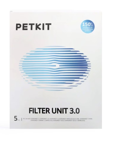 PETKIT Replacement filter Unit 3.0 for Eversweet Fountain 5pcs