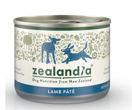 Zealandia Grass-Fed Lamb Pate Canned Dog Food 170g
