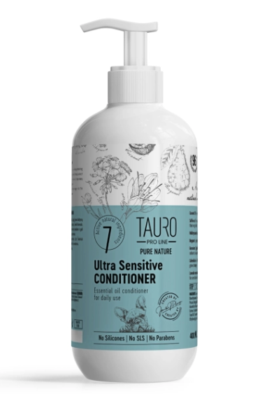 TAURO Pure Nature Ultra Sensitive, Coat Conditioner For Dogs and Cats 400ml (Step 3)