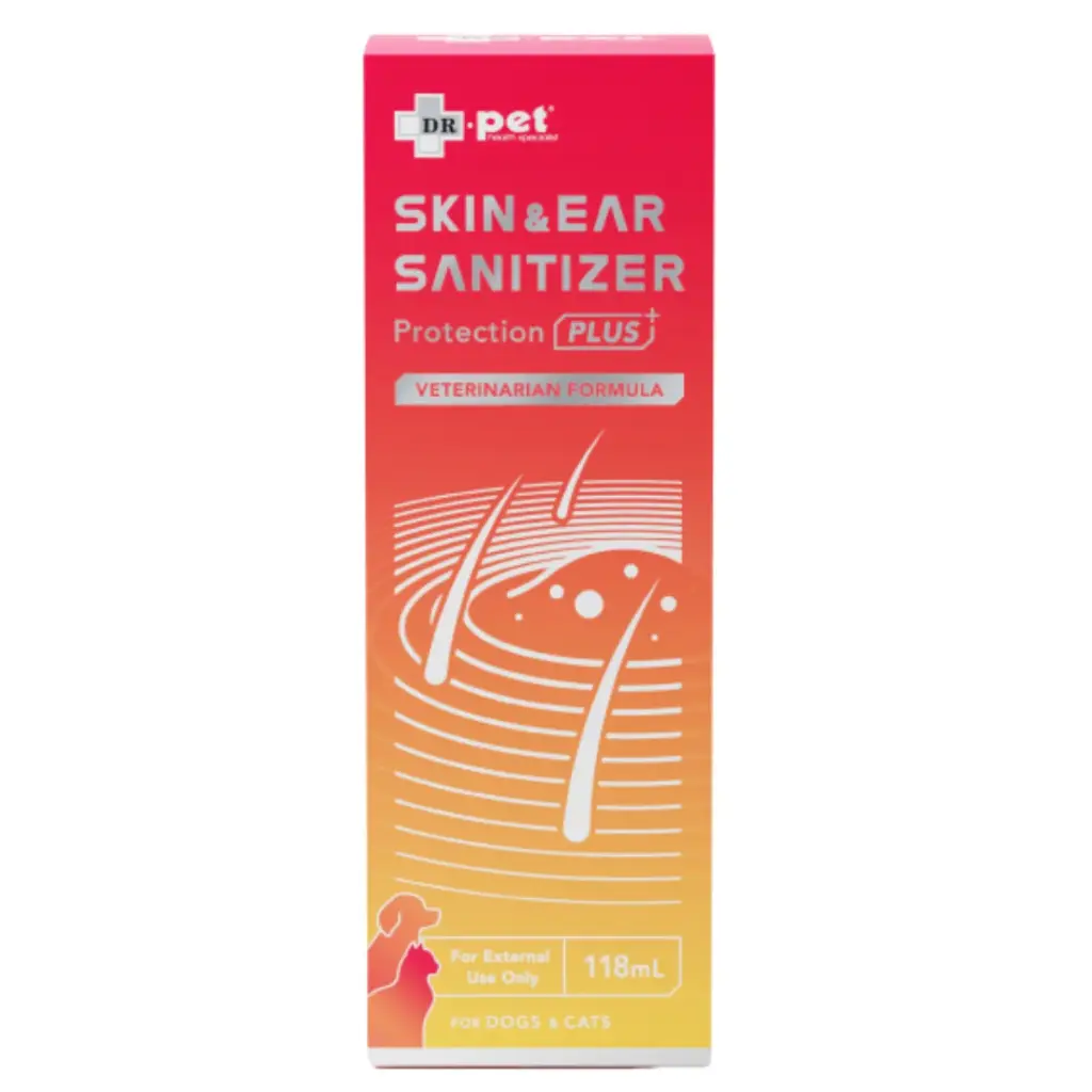 DR.pet Skin & Ear Sanitizer Protection Plus 118ml (for cats and dogs)