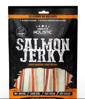 Absolute Holistic 超越巔峰 風乾鮮三文魚治肉絲 狗小食100g