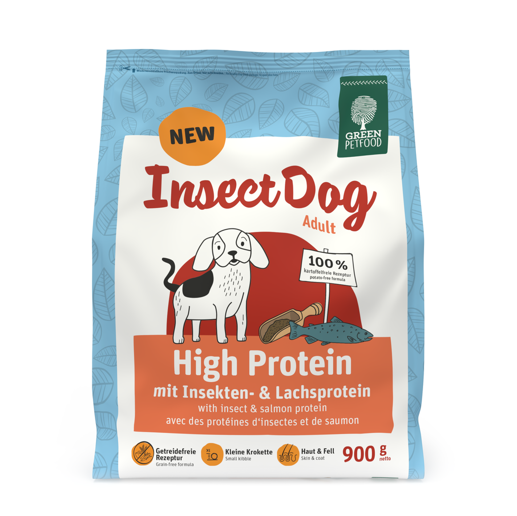 Green Pet Food-Insect Dog High Protein Sensitive Dry Dog Food 900g