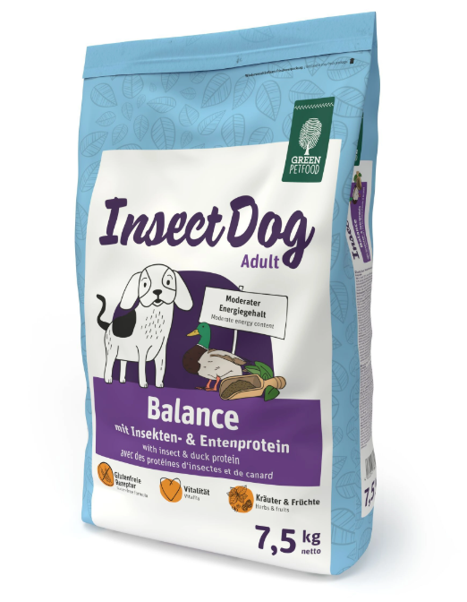 (Out of Stock, Pre-orders are available)Insect Dog Balance (Insect Protein + Duck) Sensitive Dry Dog Food 7.5kg
