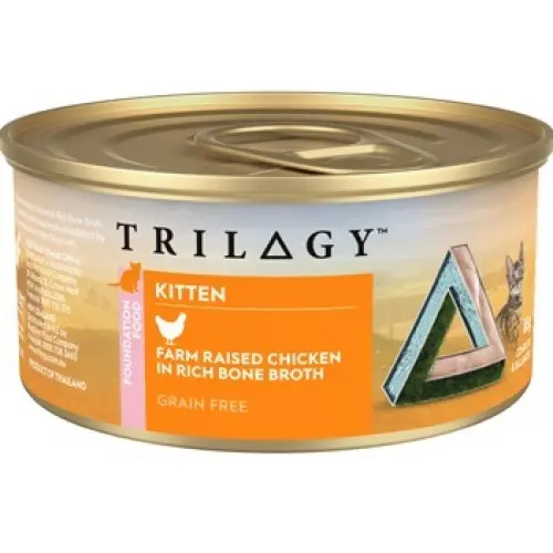 Trilogy Kitten Chicken in Rich Bone Broth Canned Cat Food 85g