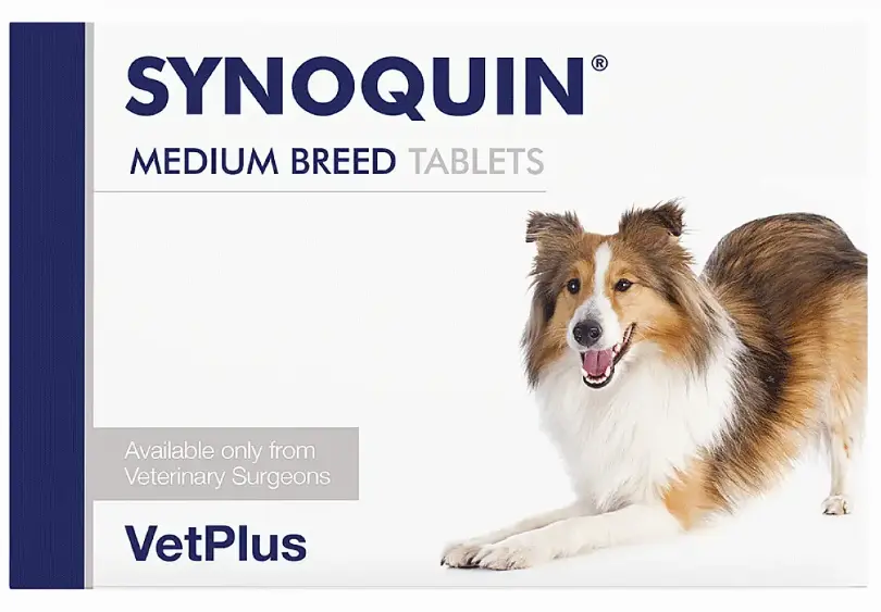 VetPlus Synoquin 中型犬10-25kg 關節補充丸 30粒
