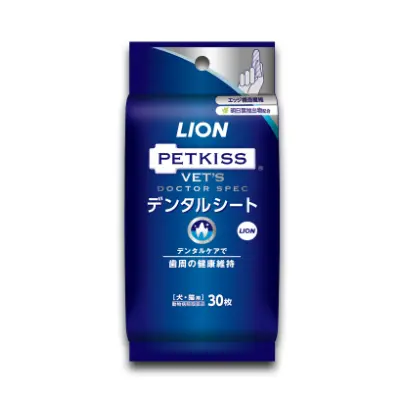 Lion’s Vet 獅王專研寵物潔齒濕巾 30片