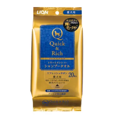 Quick & Rich Wet Wipes Sheet (Soapy Scent) for Dogs 20pcs