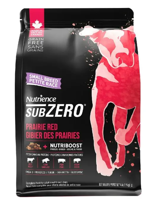 Nutrience SUBZERO 無穀物狗糧 小型犬配方 凍乾脫水鮮牛肝配紅肉及海魚 4lb #D6719