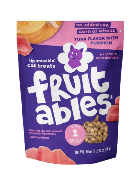 Fruitables Tuna Flavor With Pumpkin Cat Treats 2.5oz