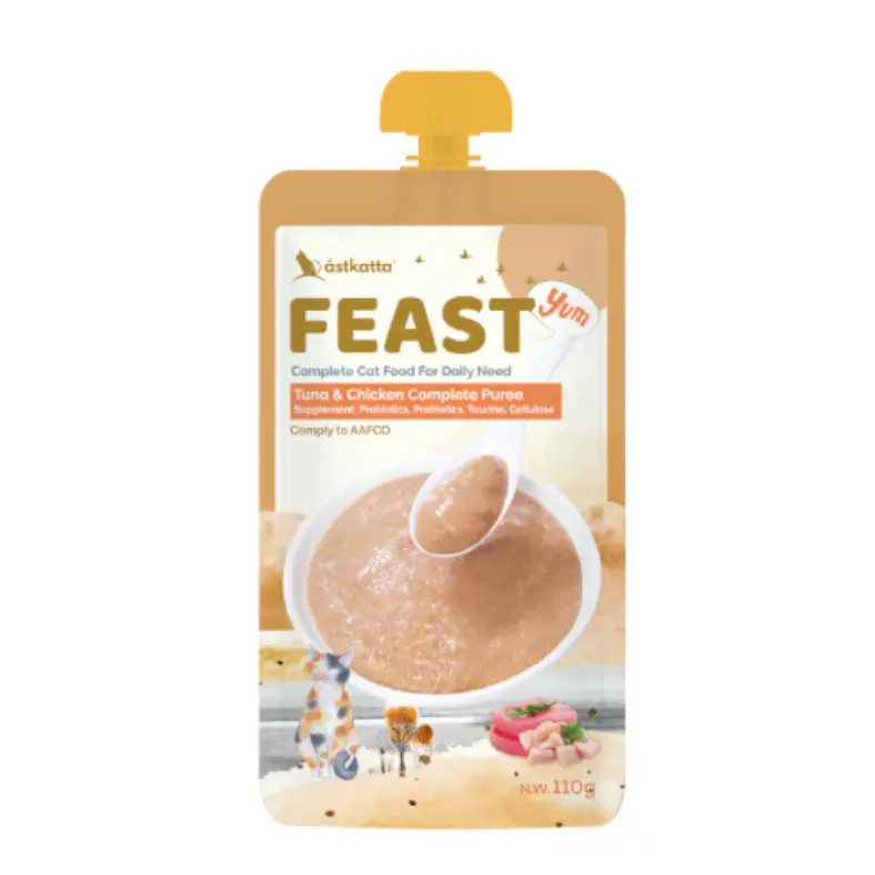 Astkatta Feast 吞拿雞肉 鮮肉盛宴營養主食包 貓濕包 貓糧110g