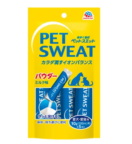 Earth Pet Pet Sweat Hydration Powder For Cats & Dogs 10g x 5pcs