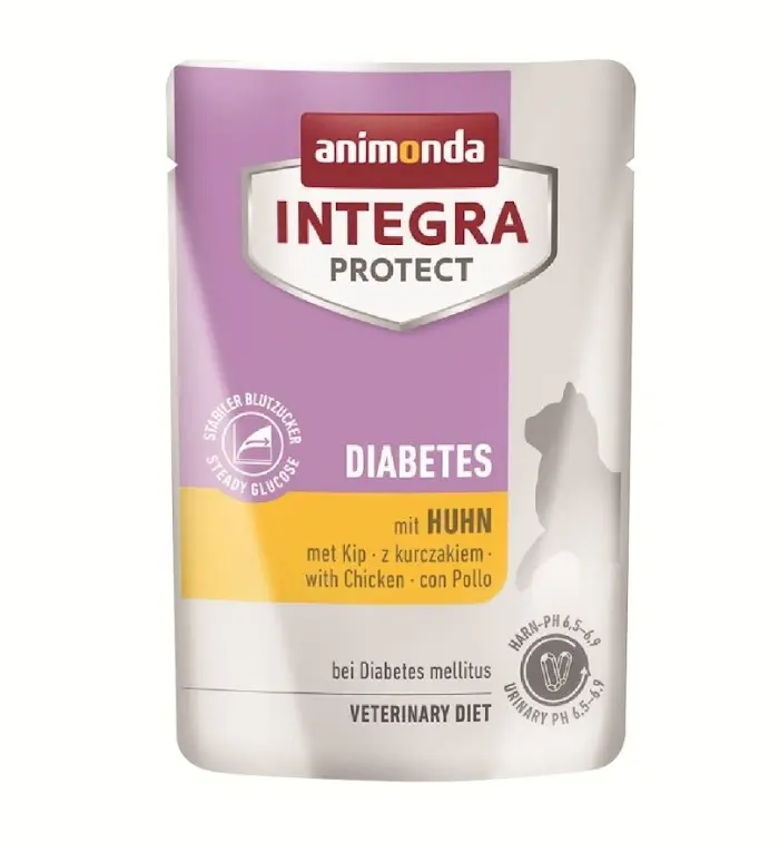 (單包)Animonda INTEGRA PROTECT 成貓糖尿病(血糖管理) 雞肉配方 貓用保健濕糧 貓糧 85g