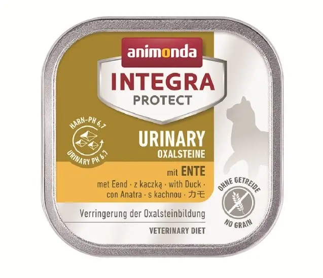 Animonda INTEGRA PROTECT 成貓 泌尿健康 鴨肉配方 貓用保健濕糧 (餐盒) 貓糧 100g