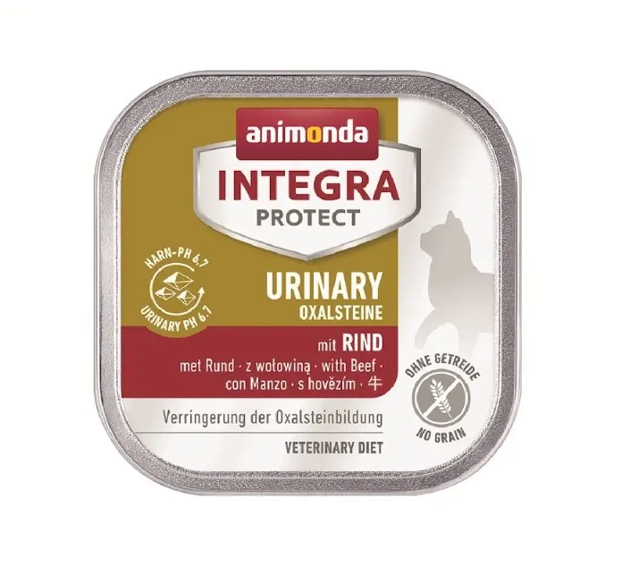 Animonda INTEGRA PROTECT 成貓 泌尿健康 牛肉配方 貓用保健濕糧 貓糧 (餐盒) 100g