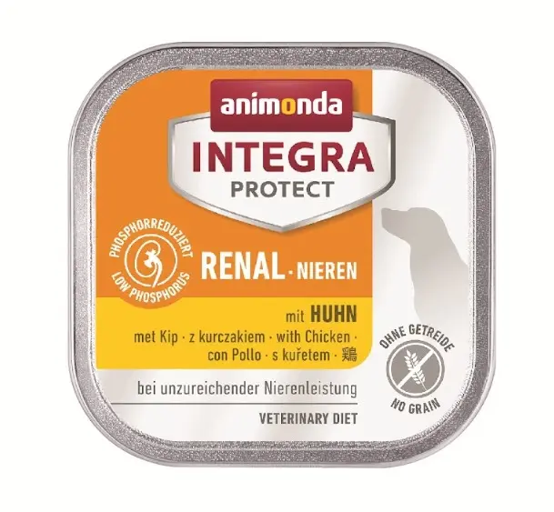Animonda INTEGRA PROTECT 成犬 腎臟 雞肉配方 狗用保健濕糧(餐盒) 狗糧 150g