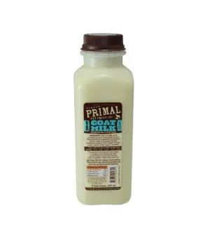 Primal Frozen Raw Goat Milk (Original Recipe) For Cats & Dogs 16oz (Need Refrigerate)
