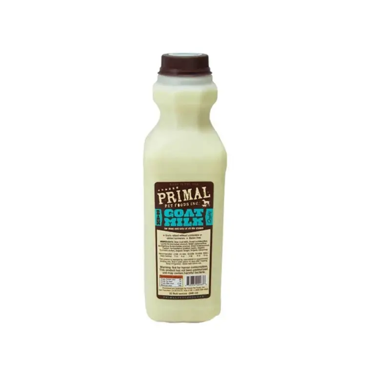 Primal Frozen Raw Goat Milk (Original Recipe) For Cats & Dogs 32oz (Need Refrigerate) 