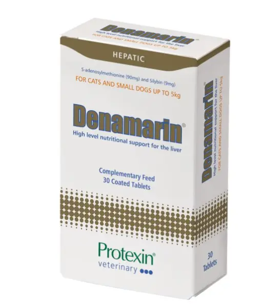 Protexin Denamarin (Hight Nutritional Support for the Liver) For Cats & Small Breed Dogs 30 Tablets