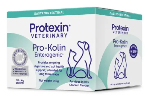 Protexin Pro-Kolin Enterogenic (Supports Long Term Digestive Efficiency) For Dogs & Cats 4g x 60 sachets
