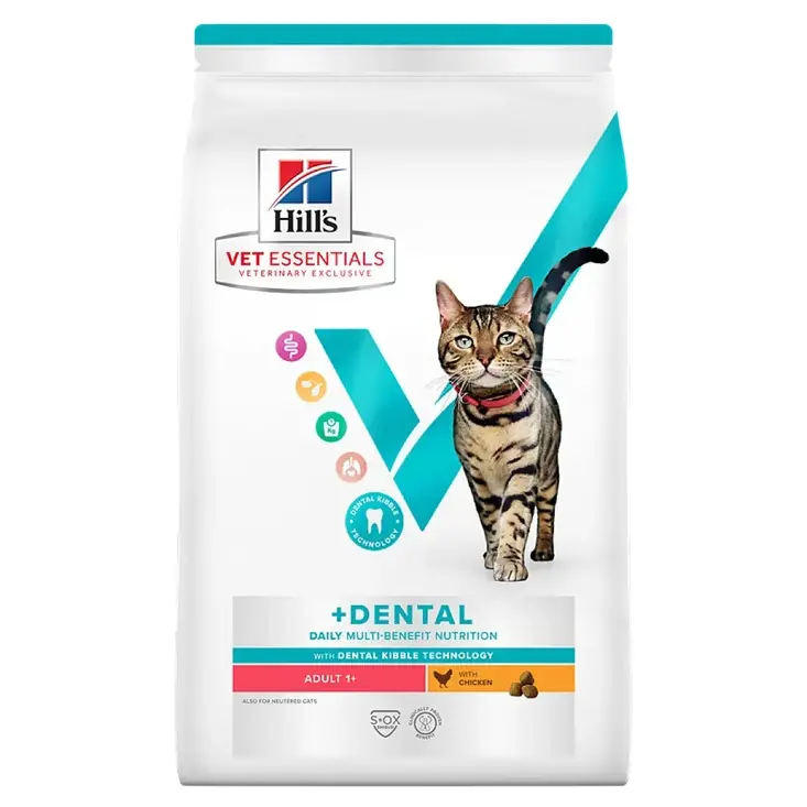 Hill's Vet Essentials Adult Cat 1+ DENTAL Dry Food 1.5kg