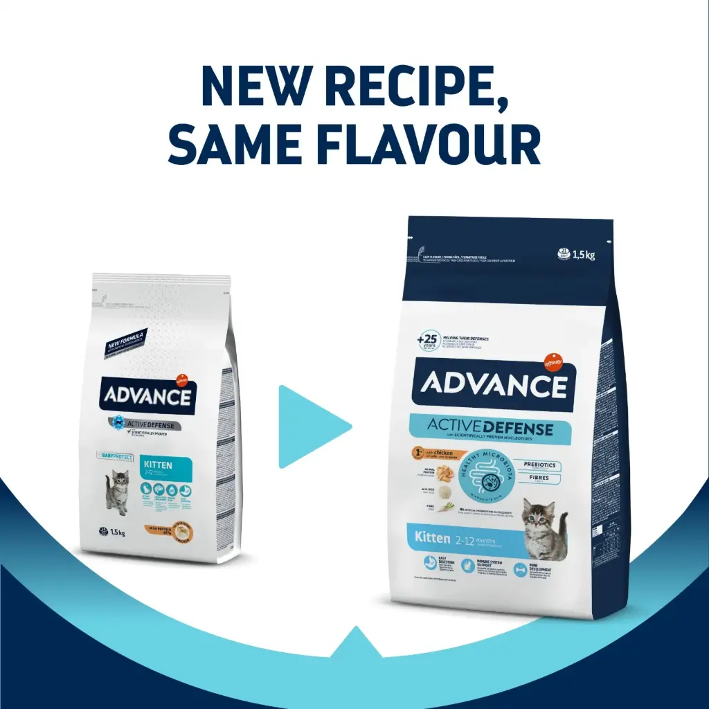 ADVANCE Active Defense Dry Kitten Cat Food (For Age within 2 months to 12 months) 400g