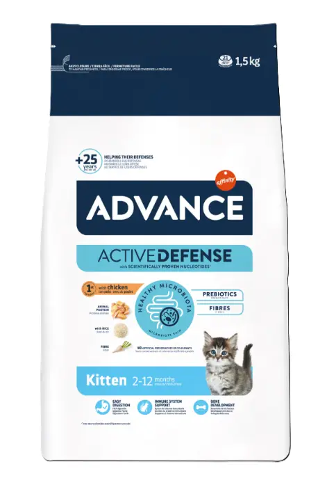 ADVANCE Active Defense Dry Kitten Cat Food (For Age within 2 months to 12 months) 1.5kg