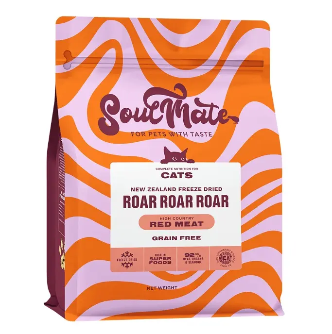 SoulMate High Country Red Meat Recipe Grain Free Freeze Dried Cat Food 900g
