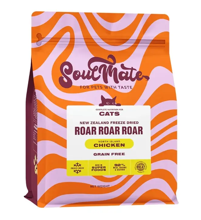 SoulMate North Island Chicken Recipe Grain Free Freeze Dried Cat Food 400g